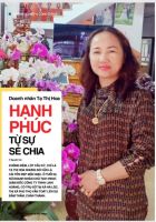 Doanh nhân Tạ Thị Hoa: HẠNH PHÚC TỪ SỰ SẺ CHIA