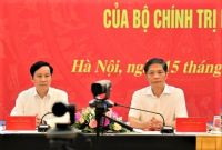 Ban Chỉ đạo tổng kết Nghị quyết 09-NQ/TW làm việc với đại diện cộng đồng doanh nghiệp, doanh nhân