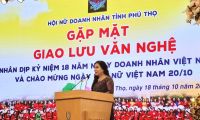 HỘI NỮ DOANH NHÂN GẶP MẶT KỶ NIỆM NGÀY DOANH NHÂN VIỆT NAM VÀ PHỤ NỮ VIỆT NAM