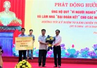 Hiệp hội hưởng ứng ủng hộ Quỹ “Vì người nghèo” tỉnh và làm nhà “Đại đoàn kết” cho hộ nghèo tỉnh Điện Biên