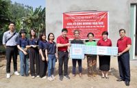 Công ty Luật TNHH Thiên Bảo cùng các nhà hảo tâm ủng hộ xây dựng  nhà tình nghĩa tại huyện Lục Yên